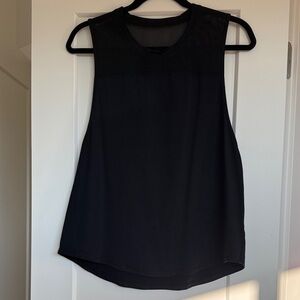 lululemon Mesh Black Muscle Tank